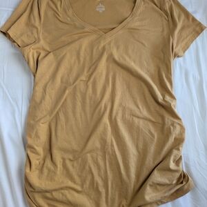 Sonoma Mustard Yellow Fitted Short Sleeve T-Shirt